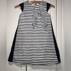 ♠️Kate Spade Navy and White Striped Dress with Bow